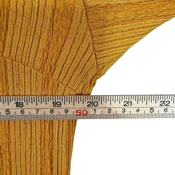 Free People Beach Endless Summer Aster Collar V-Neck Marigold Maxi Caftan | M - Picture 10 of 12